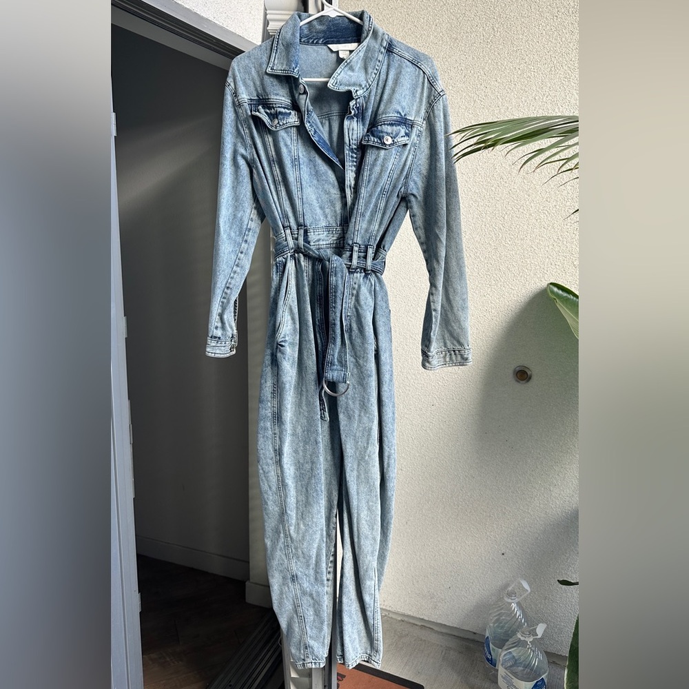 GREAT denim jumpsuit!